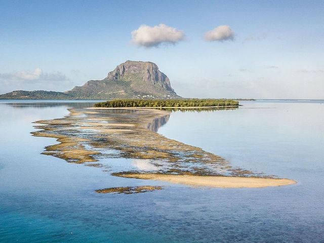 Island of Mauritius panoramic view, Mauritius, Africa.