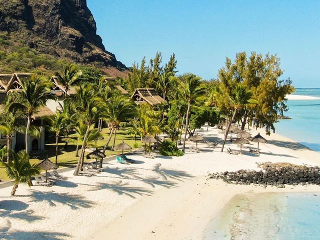 Island of Mauritius panoramic view, Mauritius, Africa.