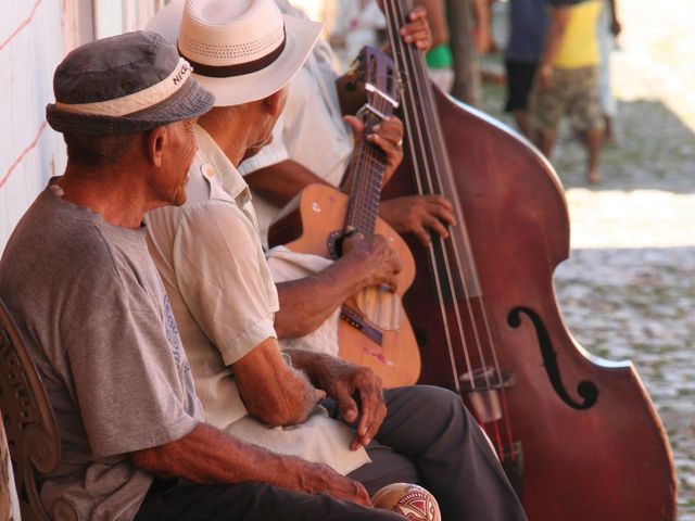 Traditional cuban music at Old Havana city