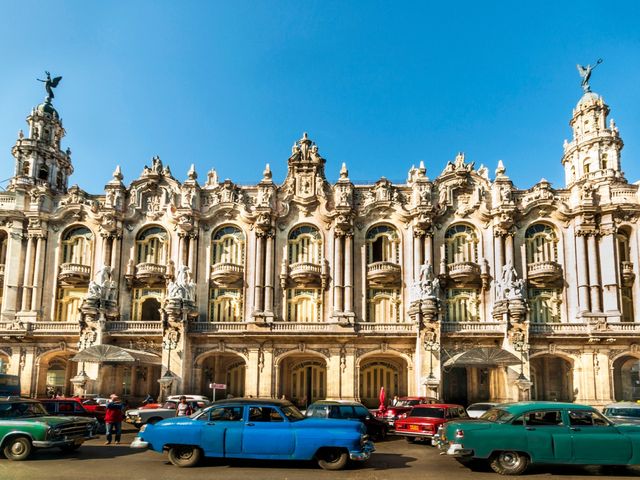 The Great Theater of Havana panoramic view, Old Havana