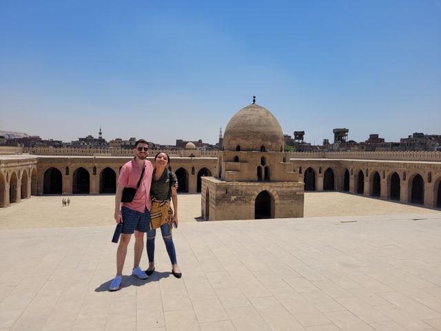 Al-Hakim Mosque  panoramic view, Cairo, Egypt.