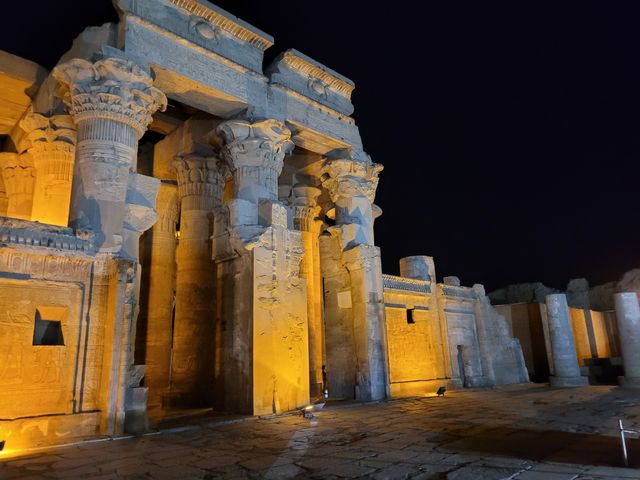 Kom Ombo Temple panoramic view, Egypt.