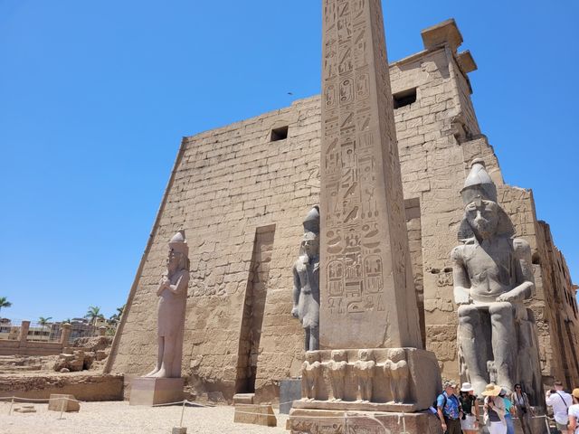 The Luxor Temple panoramic view, Luxor, Egypt.