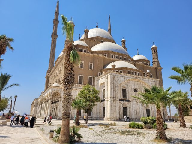 The Alabaster Mosque (Mosque of Muhammad Ali), panoramic view, Cairo, Egypt.