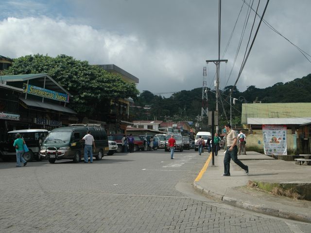 Monteverde town panoramic view, Costa Rica