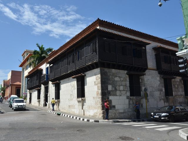 Diego Velázquez House Museum panoramic view, Santiago de Cuba, Cuba.