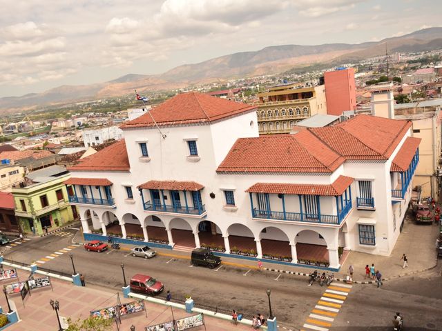 The Goverment Palace panoramic view, Santiago de Cuba. Cuba.