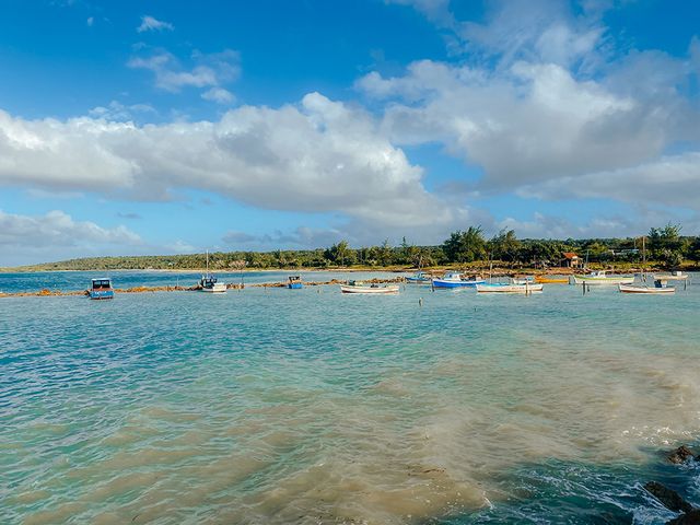 Playa Guardalavaca panoramic view, Holguín, Cuba.
