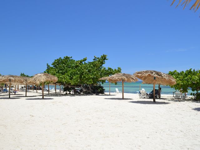 Playa Guardalavaca becah panoramic view, Holguín, Cuba.