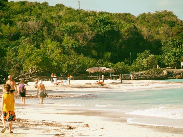 Playa Guardalavaca becah panoramic view, Holguín, Cuba.