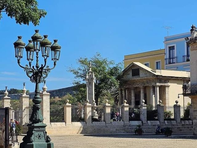 El Templete monument panoramic view, Old Havana, Havana, Cuba.