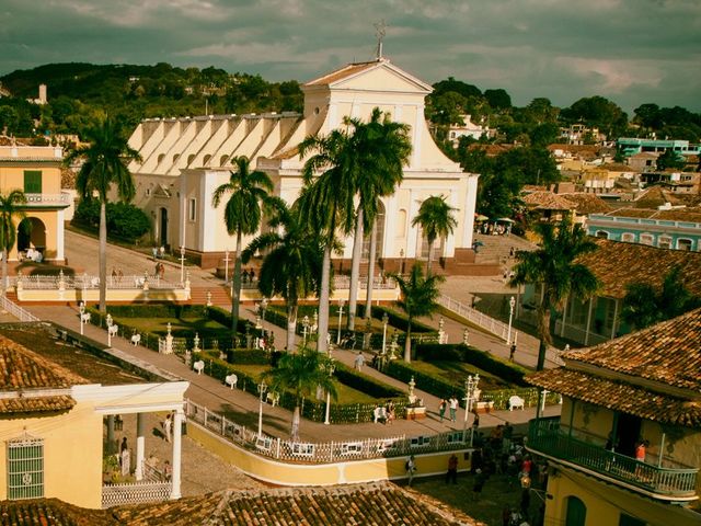 Plaza Mayor panoramic view, Trinidad old city, Sancti Spíritus, Cuba.