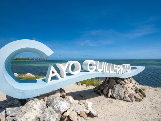 Cayo Guillermo panoramic view, Jardines del Rey, Ciego de Ávila, Cuba.