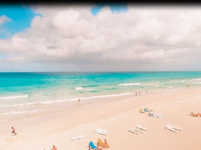 Varadero beach panoramic view, Matanzas, Cuba.