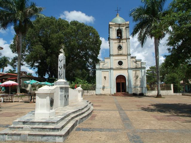 Viñales town panoramic view, Pinar del Río, Cuba.