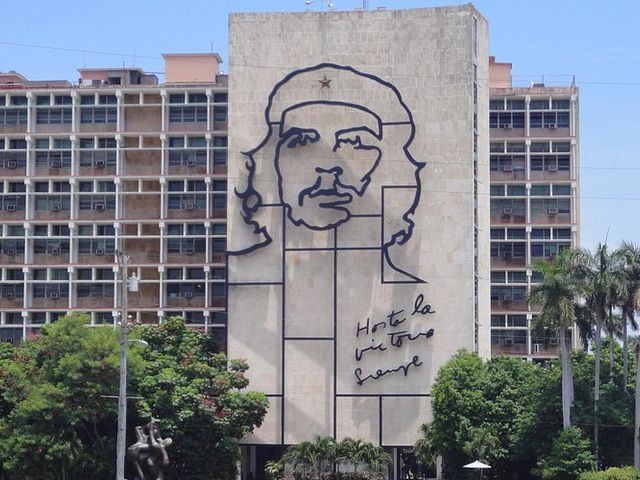 The José Martí Revolution Square panoramic view, Havana, Cuba.