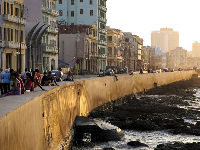 Havana city and the Malecon panoramic view, Havana city