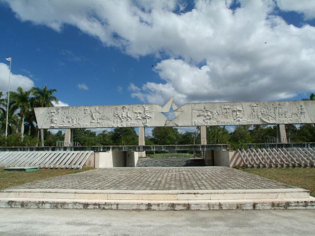 Calixto García revolution square panoramic view, Holguín city