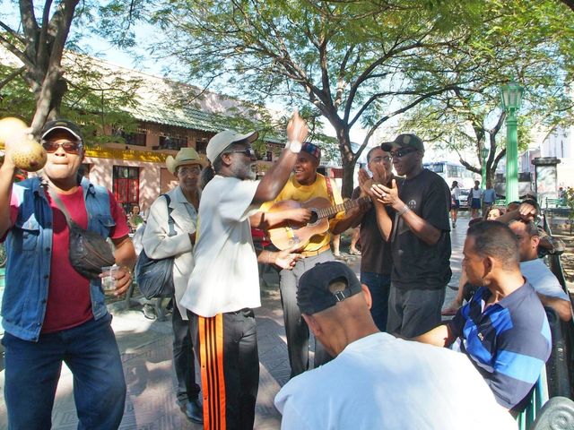 Traditional cuban music at Santiago de Cuba city