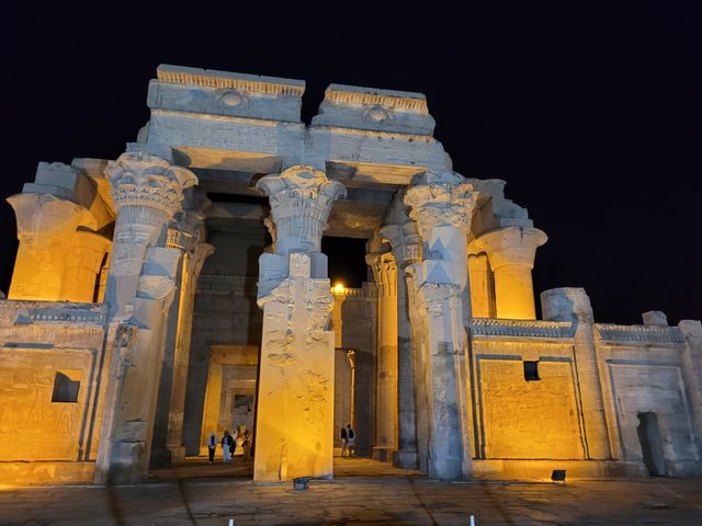 Kom Ombo Temple panoramic view, Egypt.