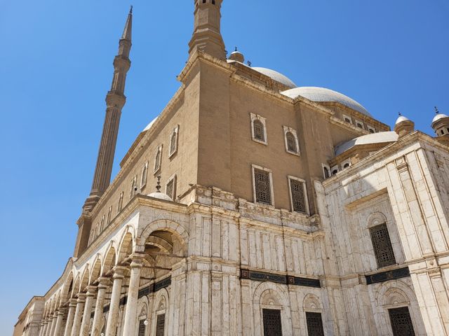 The Alabaster Mosque (Mosque of Muhammad Ali), panoramic view, Cairo, Egypt.