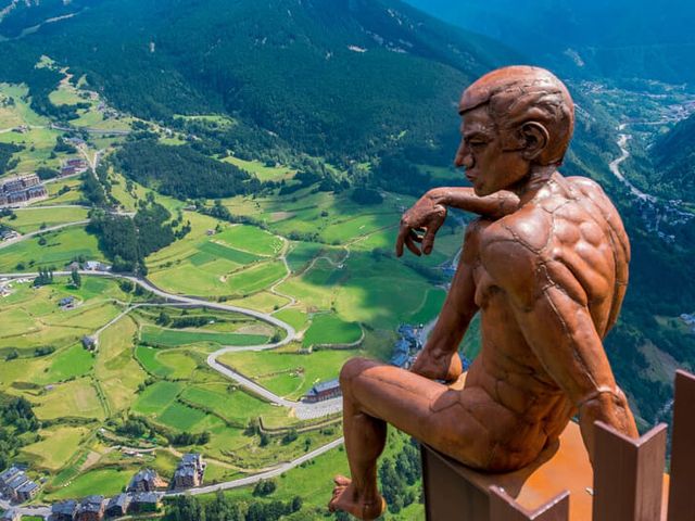 Roc del Quer viewpoint, Canillo, Andorra.