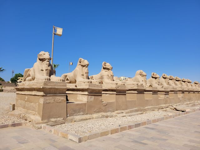 The Karnak Temple Complex panoramic view, Luxor, Egypt. 