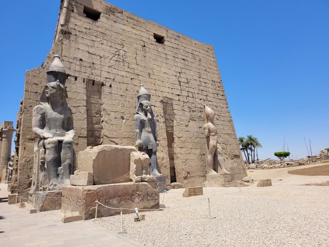 Luxor Temple panoramic view, Luxor, Egypt. 
