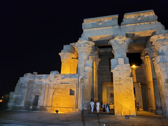 The Temple of Kom Ombo panoramic view,  Kom Ombo, Egypt. 