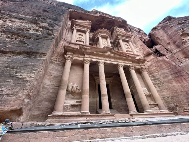 Petra Archaeological Site panoramic view, Wadi Musa, Jordan. 