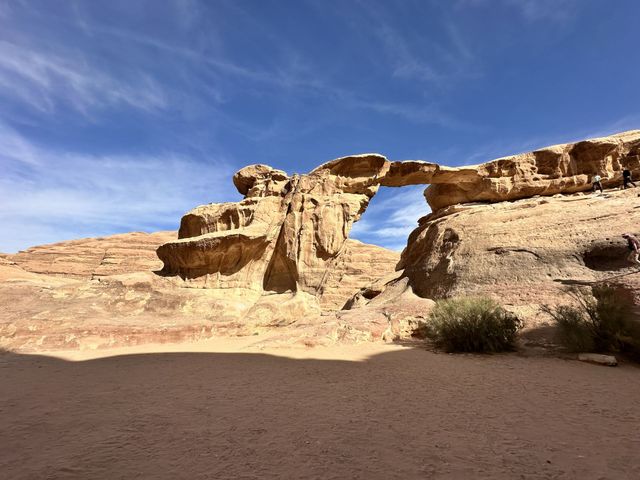 Wadi Rum Protected Area panoramic view, Jordan. 
