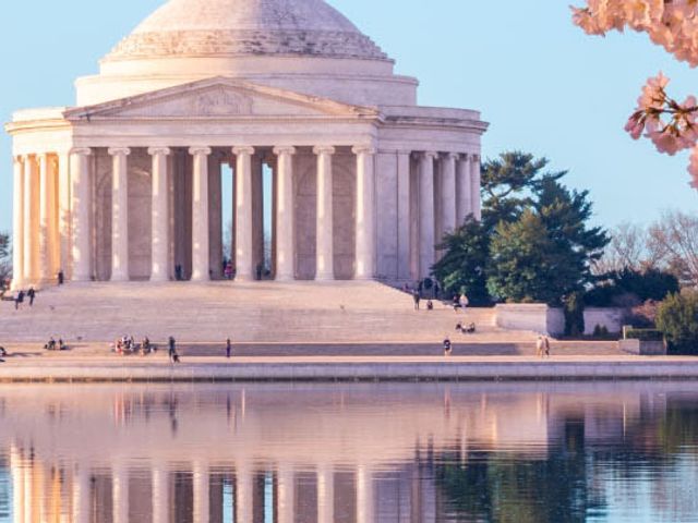 Thomas Jefferson monument panoramic view, WASHINGTON D.C., Washington state, United States of America.