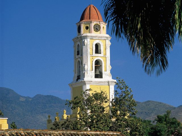 Trinidad old city panoramic view