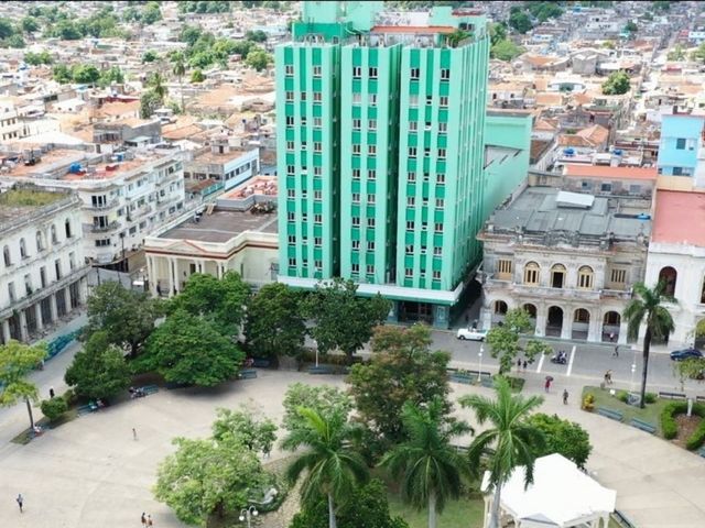 The Leoncio Vidal Central Park panoramic view, Santa Clara, Villa Clara, Cuba.