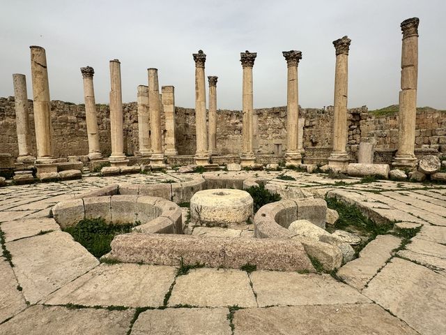 Roman Ruins of Jerash panoramic view, Jordan.