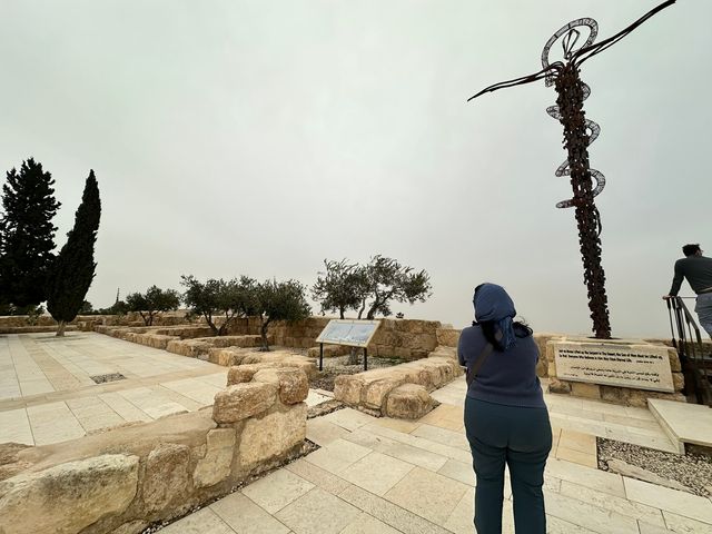 Mount Nebo panoramic view, Madaba, Jordan. 