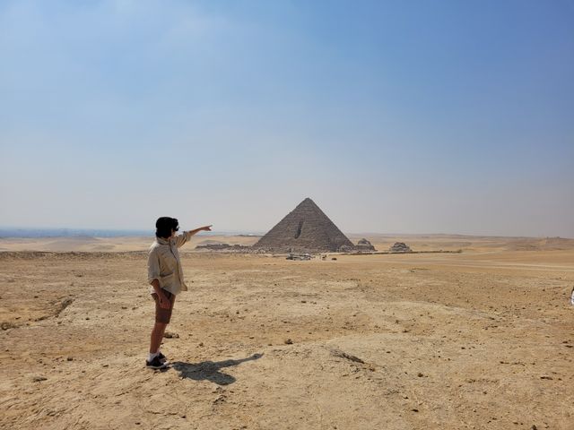 Pyramid Of Giza archeological site, Giza, Egypt. 