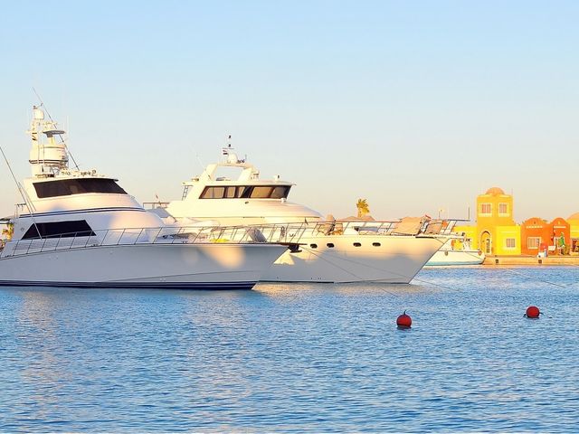 Hurghada beach panoramic view, Red Sea, Egypt.