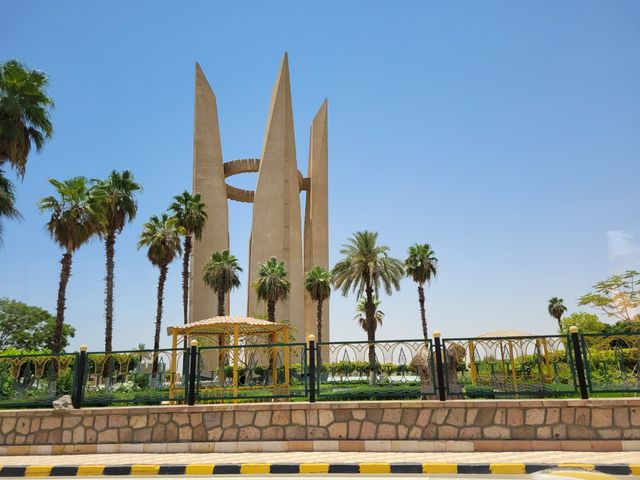Aswan High Dam panoramic view, Aswan, Egypt.