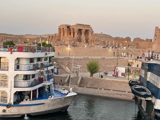 Kom Ombo Temple panoramic view, Egypt.
