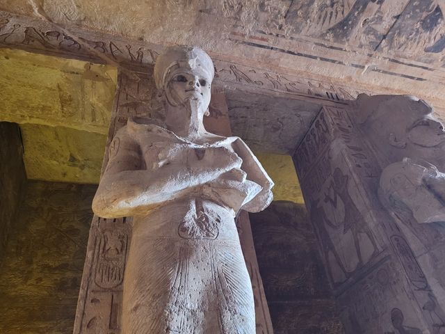 Temple of Abu Simbel interior view, Egypt.