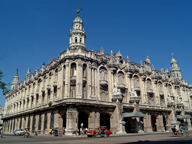 Great Theater of Havana panoramic view, Havana city