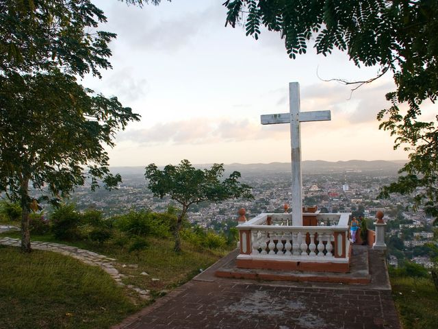 Loma de la Cruz monument panoramic view, Holguín city