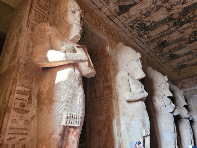 Temple of Abu Simbel panoramic view, Egypt.