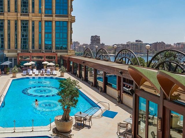 The luxurious Four Seasons Hotel Cairo at The First Residence, one of the city’s most exclusive properties in Cairo, Egypt.