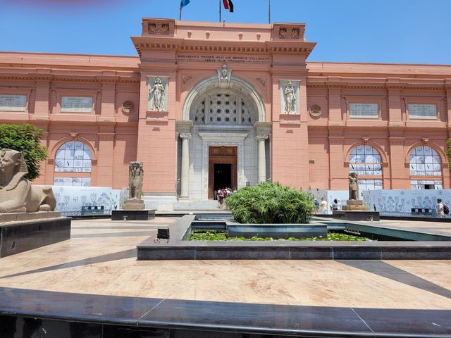 Egyptian Museum of Pharaonic Art panoramic view, Cairo, Egypt.