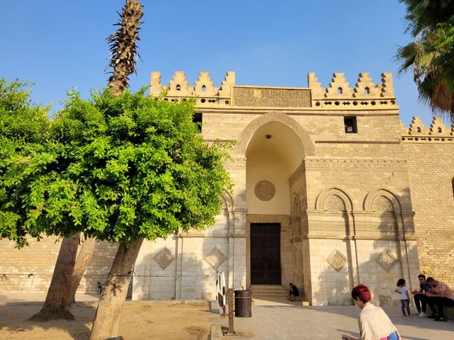 The Coptic Quarter panoramic view, Cairo, Egypt.