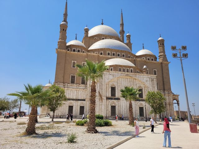 The Alabaster Mosque (Mosque of Muhammad Ali), panoramic view, Cairo, Egypt.