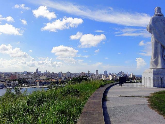 El Cristo de La Habana monument panoramic view, Old Havana, Havana, Cuba. MOTORCYCLE TOUR FROM HAVANA TO CAYO COCO.