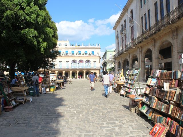De Armas square panoramic view, Old HavanaHavana, Cuba. MOTORCYCLE TOUR FROM HAVANA TO CAYO COCO.